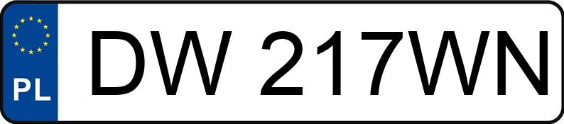 Numer rejestracyjny DW 217WN posiada MAZDA 626 2.0 - DW217WN