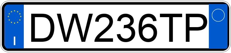 Numer rejestracyjny DW236TP posiada FIAT Bravo 2a serie