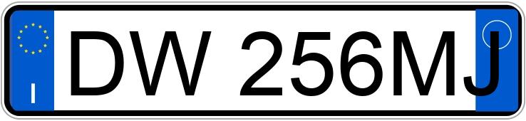 Numer rejestracyjny DW256MJ posiada TOYOTA Yaris 2a serie