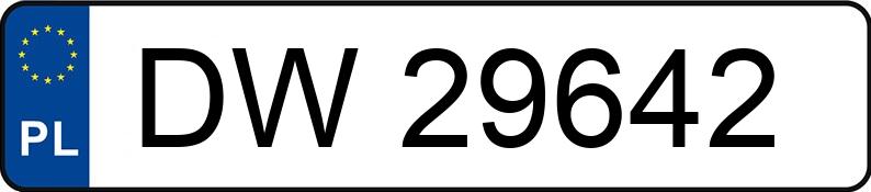 Numer rejestracyjny DW 29642 posiada FIAT 126 - DW29642 Numer rejestracyjny DW 29642 posiada FIAT 126 - DW29642