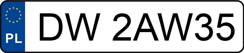 Numer rejestracyjny DW 2AW35 posiada TOYOTA AYGO - DW2AW35 Numer rejestracyjny DW 2AW35 posiada TOYOTA AYGO - DW2AW35