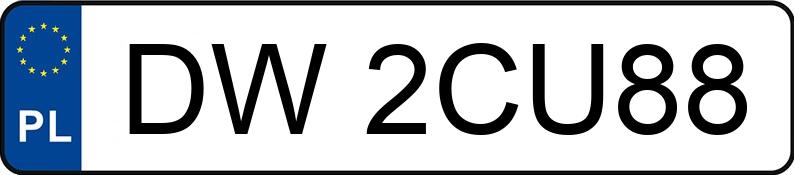 Numer rejestracyjny DW 2CU88 posiada SUBARU LEVORG - DW2CU88