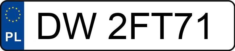 Numer rejestracyjny DW 2FT71 posiada BMW 330i Coupe Kat. MR`02 E3 E46 Ci - DW2FT71