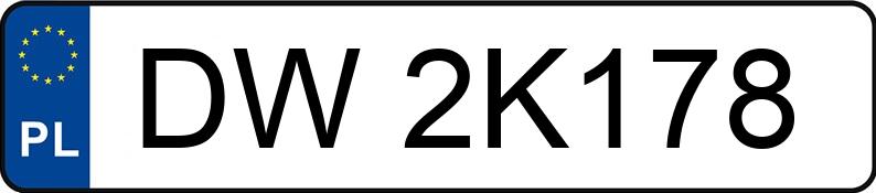 Numer rejestracyjny DW 2K178 posiada TOYOTA Avensis Wagon MR`15 E6 Premium Multidrive S - DW2K178