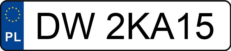 Numer rejestracyjny DW 2KA15 posiada TOYOTA PROACE - DW2KA15