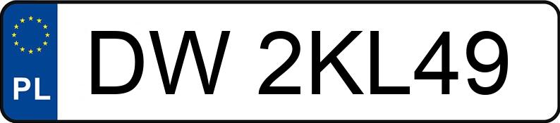 Numer rejestracyjny DW 2KL49 posiada SKODA Superb III 1.5 TSI MR`20 E6d Sportline DSG - DW2KL49