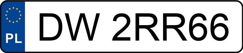 Numer rejestracyjny DW 2RR66 posiada HONDA LEGEND - DW2RR66