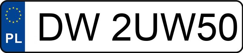 Numer rejestracyjny DW 2UW50 posiada MERCEDES-BENZ ML 350 BLUETEC - DW2UW50