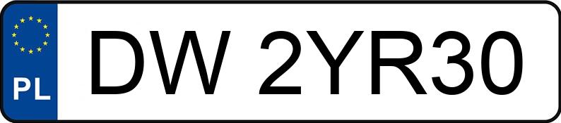 Numer rejestracyjny DW 2YR30 posiada SKODA Fabia II 1.4 MR`07 E4 Fun - DW2YR30