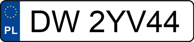 Numer rejestracyjny DW 2YV44 posiada MERCEDES-BENZ Viano 2.0 CDI MR`03 E3 639 L Fun - DW2YV44