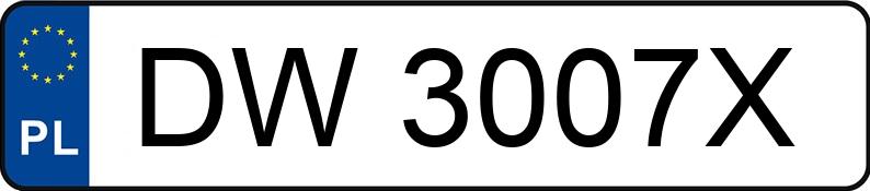 Numer rejestracyjny DW 3007X posiada HYUNDAI Accent 1.5i MR`03 E3 High - DW3007X Numer rejestracyjny DW 3007X posiada HYUNDAI Accent 1.5i MR`03 E3 High - DW3007X
