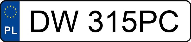 Numer rejestracyjny DW 315PC posiada SEAT Leon 1.4 MR`10 E4 1P E1N - DW315PC