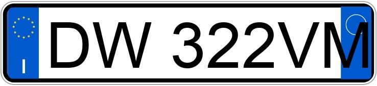 Numer rejestracyjny DW322VM posiada FORD Focus 2a serie