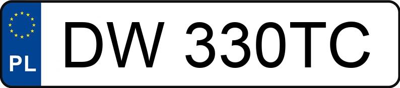 Numer rejestracyjny DW 330TC posiada PORSCHE CAYENNE - DW330TC