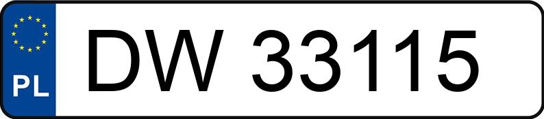 Numer rejestracyjny DW 33115 posiada OPEL ASTRA - DW33115