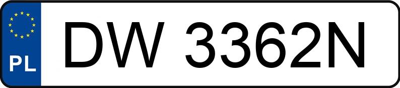 Numer rejestracyjny DW 3362N posiada RENAULT Trafic 1.9 dCi MR`01 E3 3.0t Passenger - DW3362N