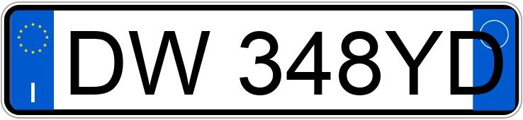 Numer rejestracyjny DW348YD posiada FIAT Doblo 2a serie Numer rejestracyjny DW348YD posiada FIAT Doblo 2a serie