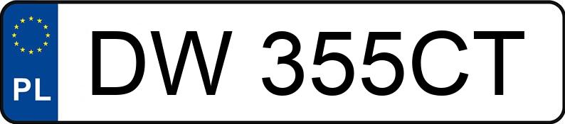 Numer rejestracyjny DW 355CT posiada VOLVO V40 1.9 D MR`96 D+ Sport - DW355CT