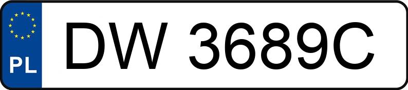 Numer rejestracyjny DW 3689C posiada MERCEDES-BENZ A 140 Kat. MR`01 E3 168 Avantgarde - DW3689C