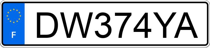 Numer rejestracyjny DW374YA posiada CITROEN C5 II TOURER