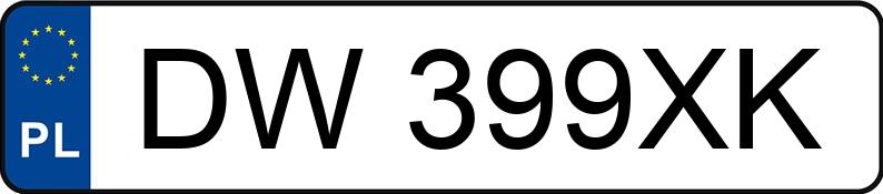 Numer rejestracyjny DW 399XK posiada ROVER 75 - DW399XK