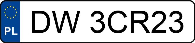 Numer rejestracyjny DW 3CR23 posiada BMW 320 - DW3CR23 Numer rejestracyjny DW 3CR23 posiada BMW 320 - DW3CR23