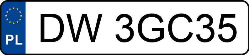 Numer rejestracyjny DW 3GC35 posiada HONDA Civic 2.0 MR`01 E3 Type-R - DW3GC35