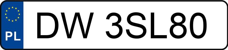 Numer rejestracyjny DW 3SL80 posiada BMW 730 Diesel MR`15 E6c G11/G12 xDrive Steptronic - DW3SL80