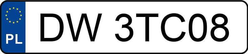 Numer rejestracyjny DW 3TC08 posiada SKODA Superb III 2.0 TSI MR`15 E6d Style 4x4 DSG - DW3TC08