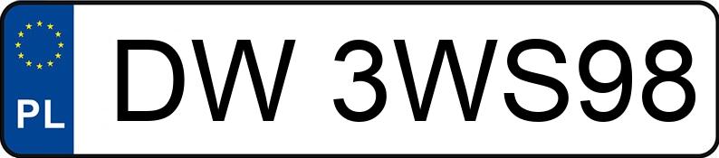 Numer rejestracyjny DW 3WS98 posiada RENAULT Megane Coupe-Cabrio Diesel MR`03 E3 Luxe Dynamique - DW3WS98