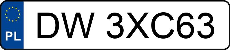 Numer rejestracyjny DW 3XC63 posiada BMW 320 Diesel MR`19 E6d G20 xDrive Steptronic - DW3XC63