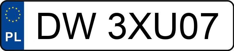 Numer rejestracyjny DW 3XU07 posiada MERCEDES-BENZ CLA 45 AMG MR`19 E6 118 4Matic+ - DW3XU07