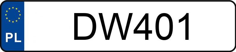 Numer rejestracyjny DW 401 posiada PONTIAC TRANS SPORT - DW401