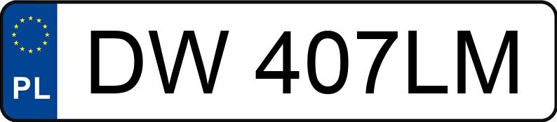 Numer rejestracyjny DW 407LM posiada TOYOTA SIENNA - DW407LM