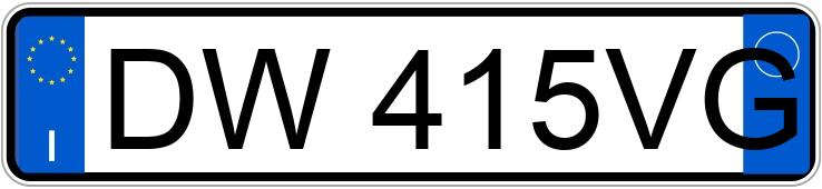 Numer rejestracyjny DW415VG posiada CHEVROLET Matiz 2a serie