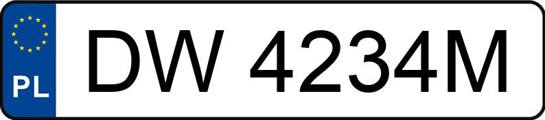 Numer rejestracyjny DW 4234M posiada SKODA Favorit 135 1.3 LSE - DW4234M Numer rejestracyjny DW 4234M posiada SKODA Favorit 135 1.3 LSE - DW4234M