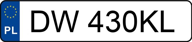 Numer rejestracyjny DW 430KL posiada SKODA Felicia 1.3 MR`94 GLXi - DW430KL