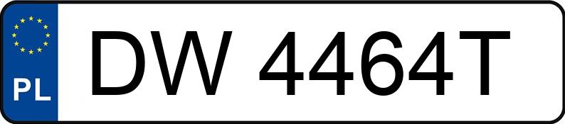 Numer rejestracyjny DW 4464T posiada PEUGEOT PARTNER 190C - DW4464T
