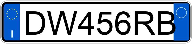 Numer rejestracyjny DW456RB posiada ALFA ROMEO 147 2a serie