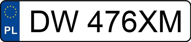 Numer rejestracyjny DW 476XM posiada MINI [BMW] Mini Clubman 1.6 Diesel MR`10 E5 Cooper D - DW476XM