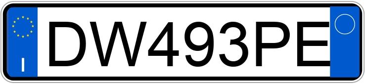 Numer rejestracyjny DW493PE posiada VOLKSWAGEN Golf 6a serie