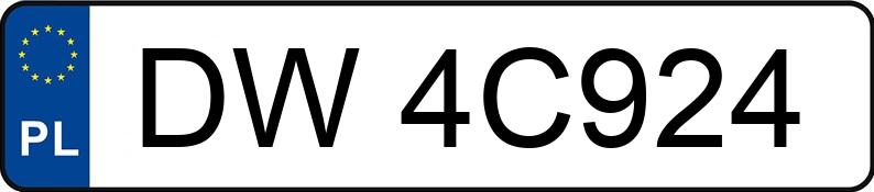 Numer rejestracyjny DW 4C924 posiada SKODA SUPERB - DW4C924 Numer rejestracyjny DW 4C924 posiada SKODA SUPERB - DW4C924
