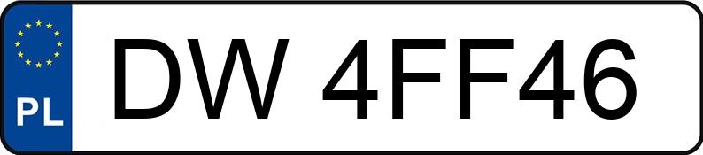 Numer rejestracyjny DW 4FF46 posiada BUICK REGAL - DW4FF46 Numer rejestracyjny DW 4FF46 posiada BUICK REGAL - DW4FF46