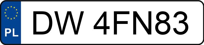 Numer rejestracyjny DW 4FN83 posiada KIA Picanto 1.0 MR`15 E6 Business Line Plus - DW4FN83