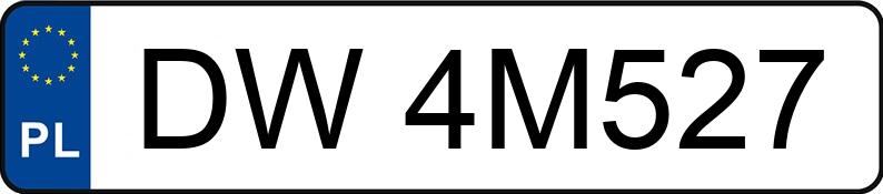 Numer rejestracyjny DW 4M527 posiada SKODA OCTAVIA - DW4M527