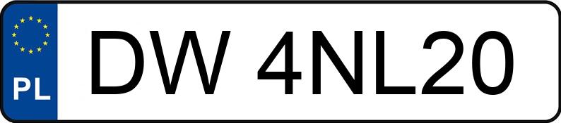 Numer rejestracyjny DW 4NL20 posiada SKODA FABIA - DW4NL20