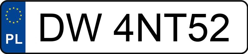 Numer rejestracyjny DW 4NT52 posiada OPEL ASTRA - DW4NT52