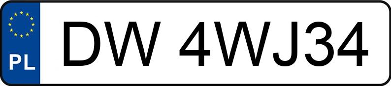 Numer rejestracyjny DW 4WJ34 posiada RENAULT ARKANA - DW4WJ34