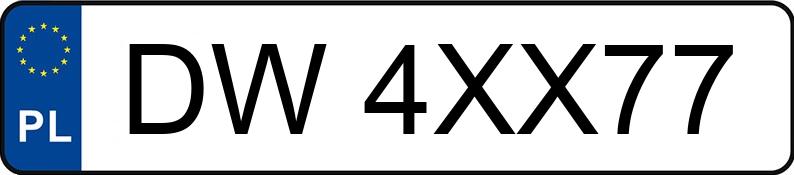 Numer rejestracyjny DW 4XX77 posiada SEAT LEON - DW4XX77 Numer rejestracyjny DW 4XX77 posiada SEAT LEON - DW4XX77