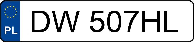 Numer rejestracyjny DW 507HL posiada VOLKSWAGEN BORA - DW507HL